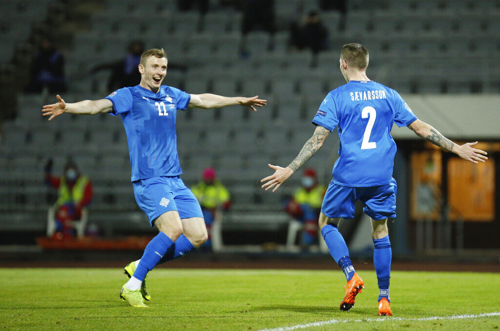 APTOPIX Iceland Belgium Nations League Soccer